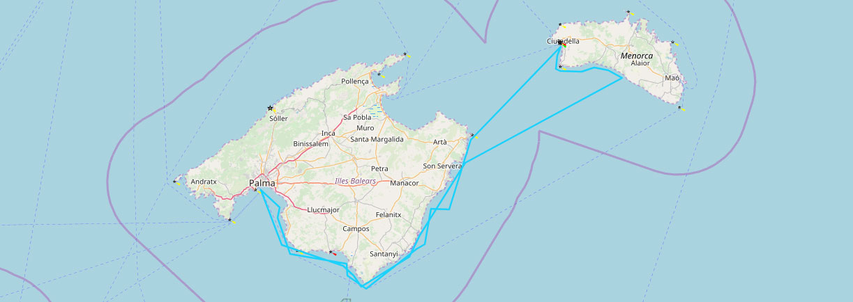 mapa menorca